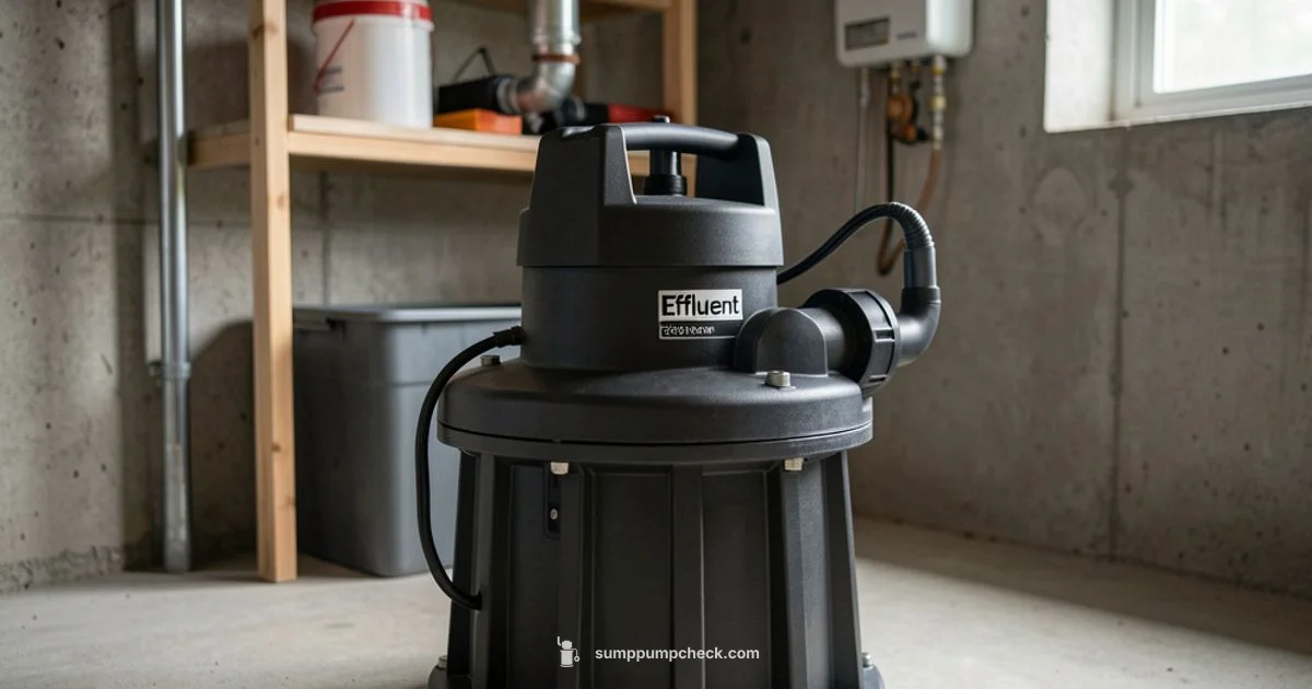 Effluent Sump Guide Effluent Sump Guide - Sump Pump Check