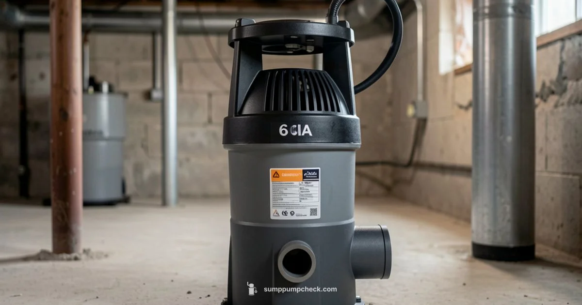 Model 6 CIA Overview - Sump Pump Check