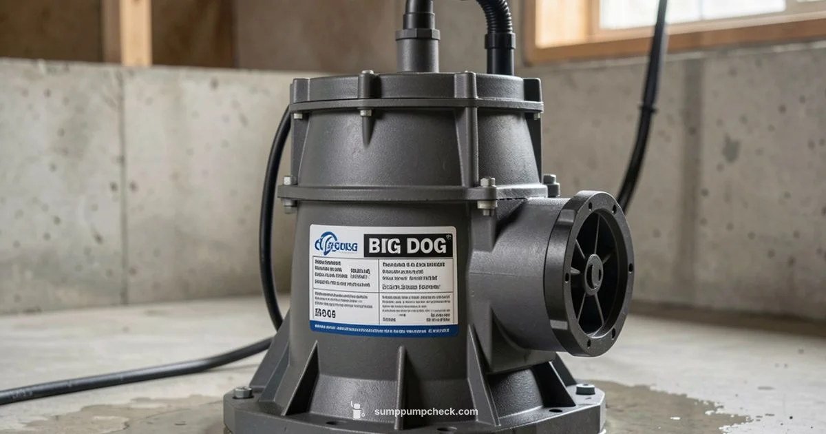 Big Dog Protection - Sump Pump Check