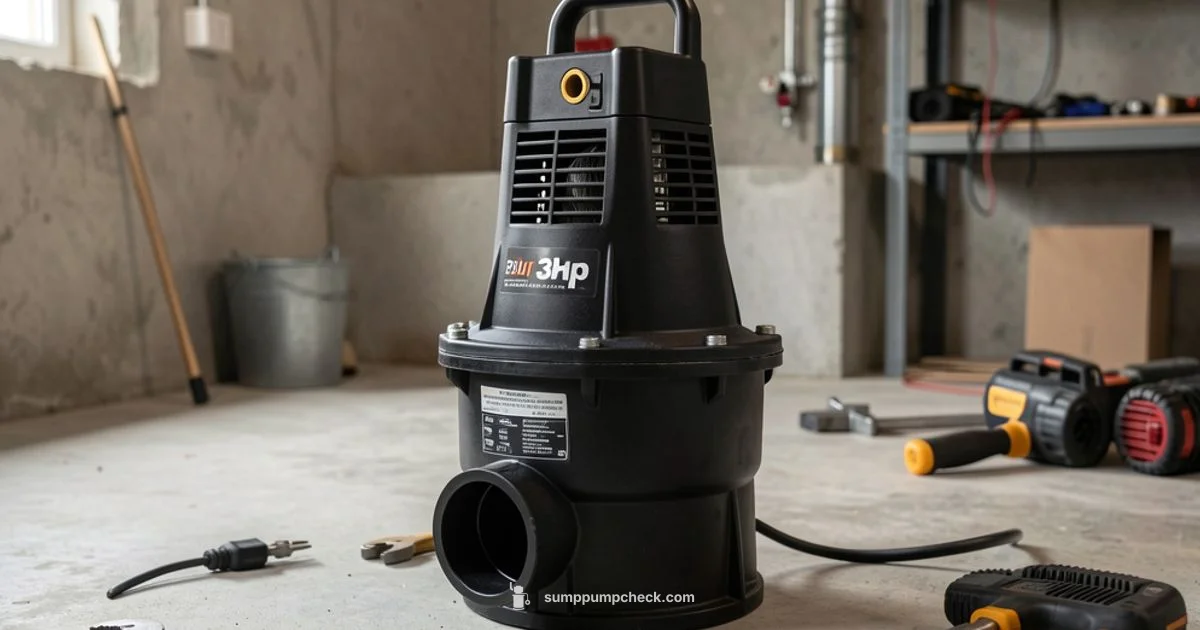 3HP Price Guide - Sump Pump Check