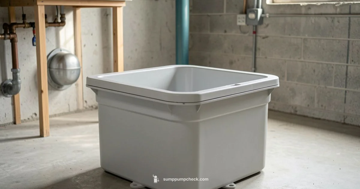 Square Basin Overview Square Basin Overview - Sump Pump Check