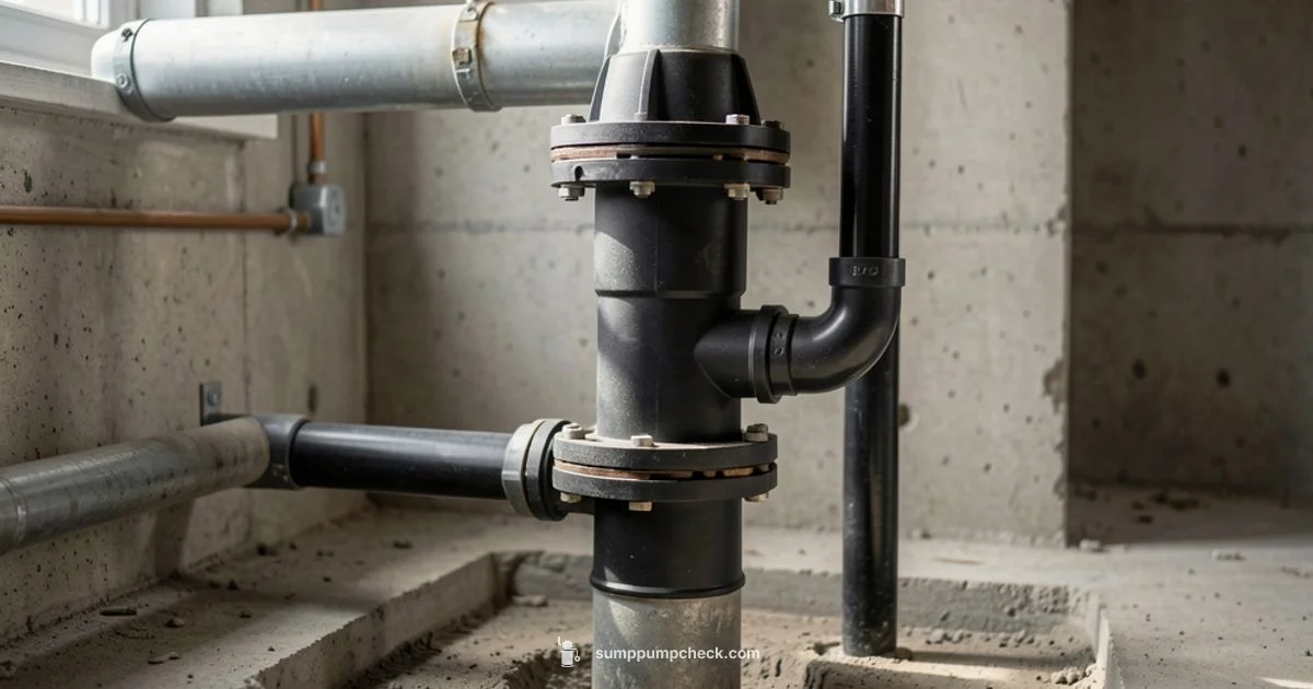 Sump Pump Line Basics Sump Pump Line Basics - Sump Pump Check