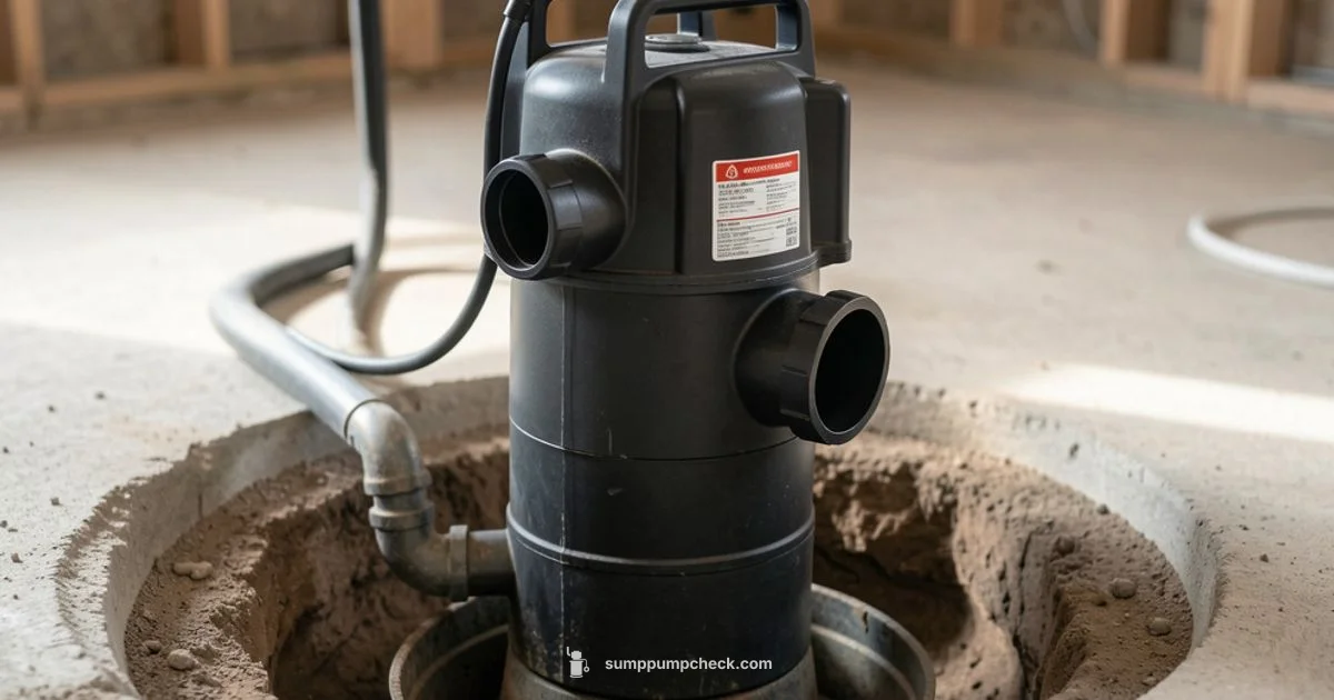 Basement Pump Setup - Sump Pump Check
