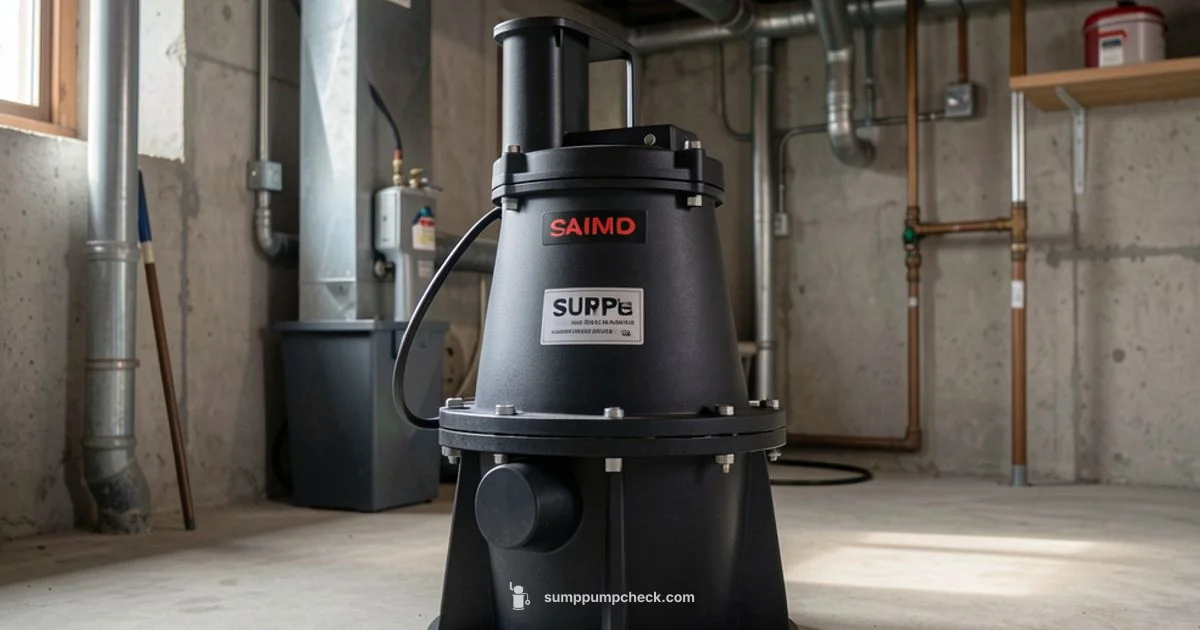 1/3 HP Submersible - Sump Pump Check