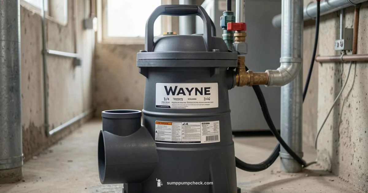 Wayne 3/4 Sump Pump - Sump Pump Check