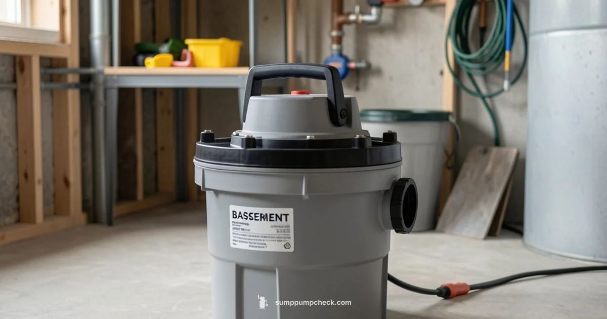 Sump Pump Troubleshoot - Sump Pump Check