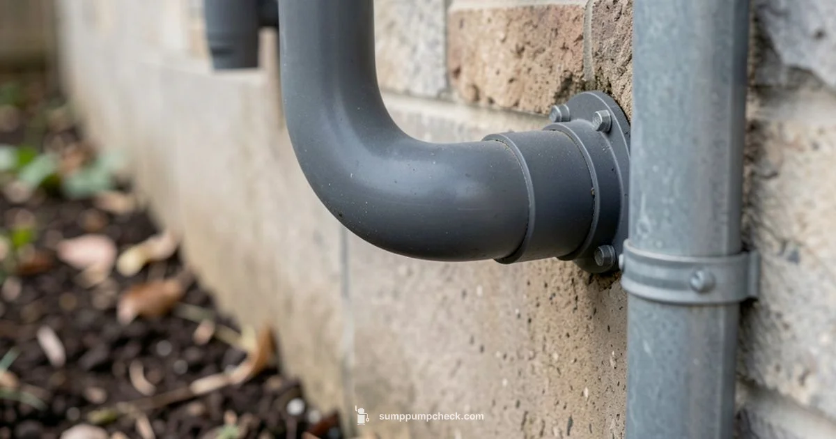 Downspout Discharge Plan - Sump Pump Check