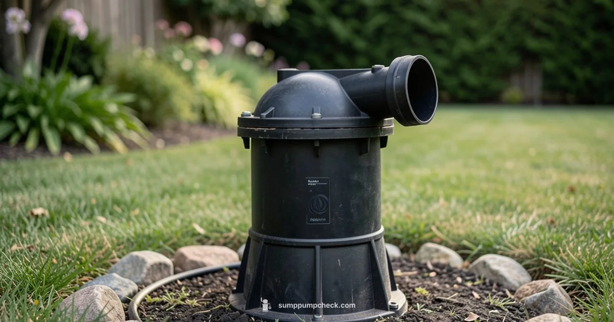 Outdoor Drain Guide - Sump Pump Check