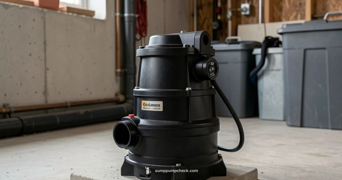 Basement Sump Solution - Sump Pump Check