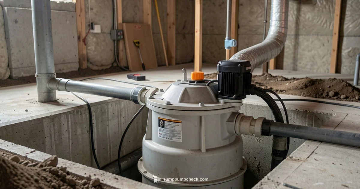 Basement Sump Setup Basement Sump Setup - Sump Pump Check