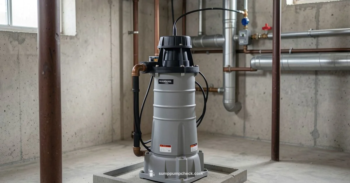 Pedestal Sump Pump Install - Sump Pump Check