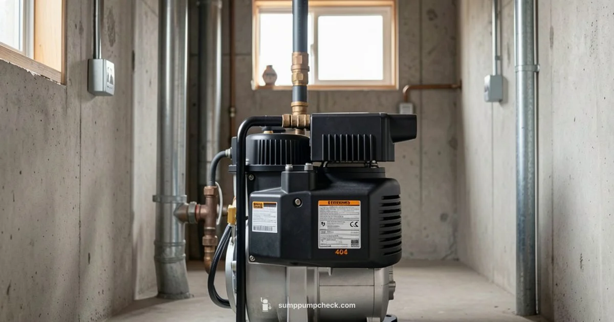 Liberty 404 Review - Sump Pump Check