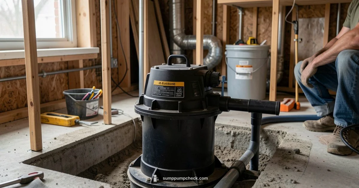 New Install Cost New Install Cost - Sump Pump Check