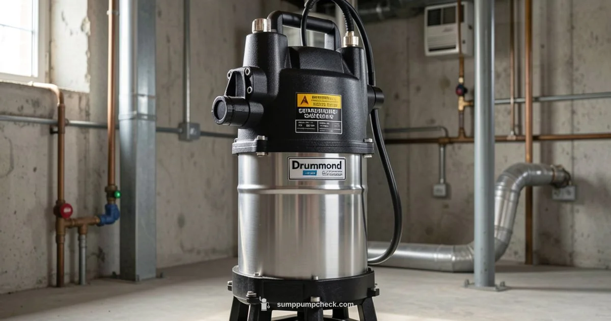 Drummond Submersible - Sump Pump Check