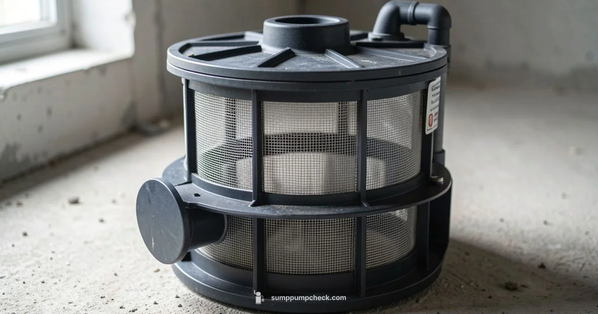 Screen Setup for Sump Pit Screen Setup for Sump Pit - Sump Pump Check