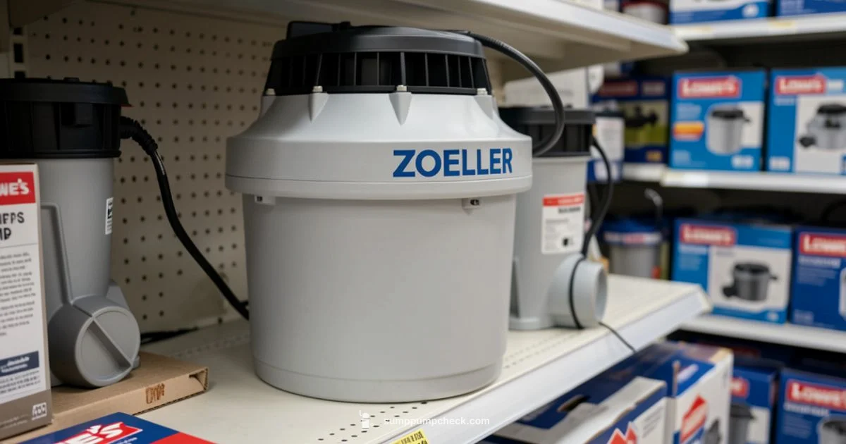 Zoeller at Lowe's - Sump Pump Check