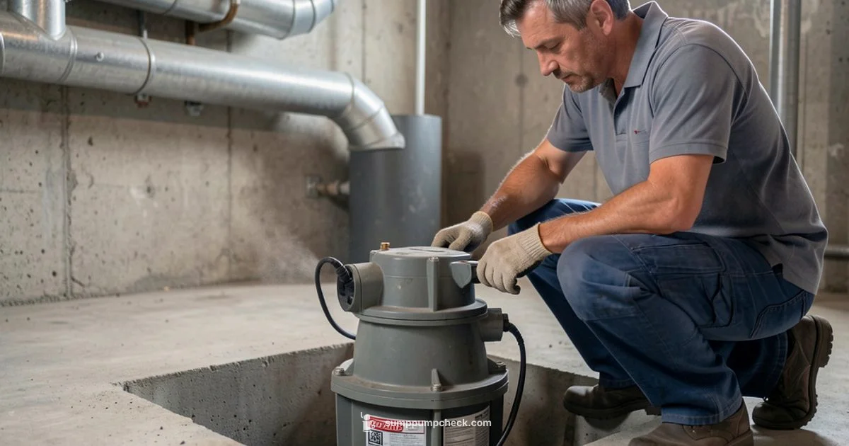 Moisture Control - Sump Pump Check