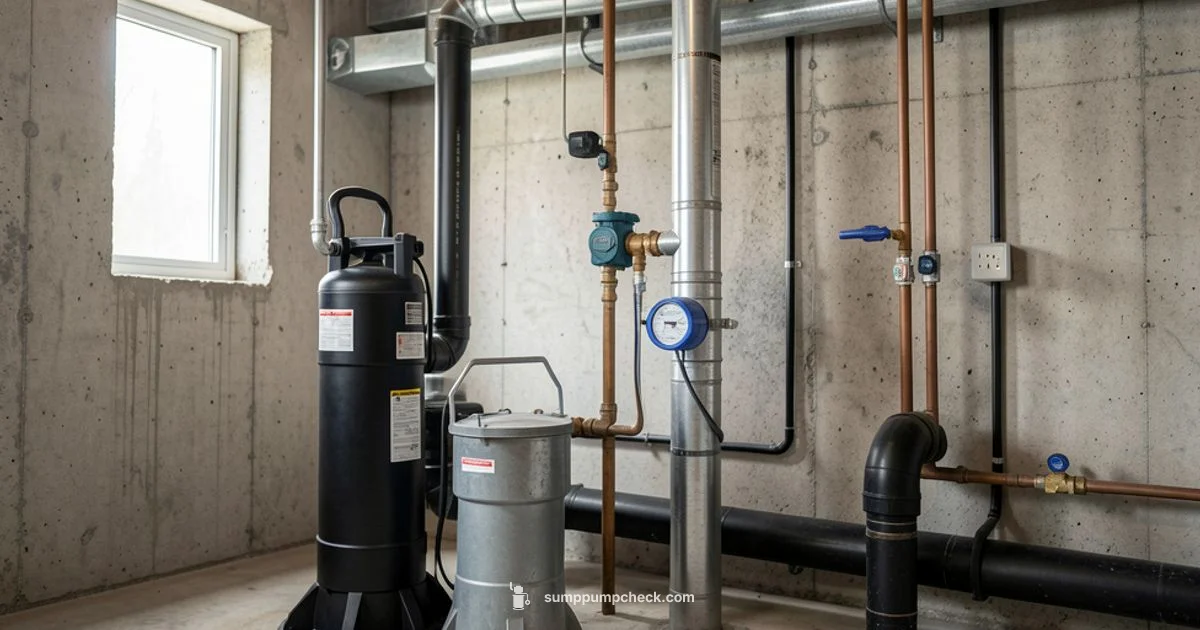 Sump Pump vs Backwater Valve - Sump Pump Check