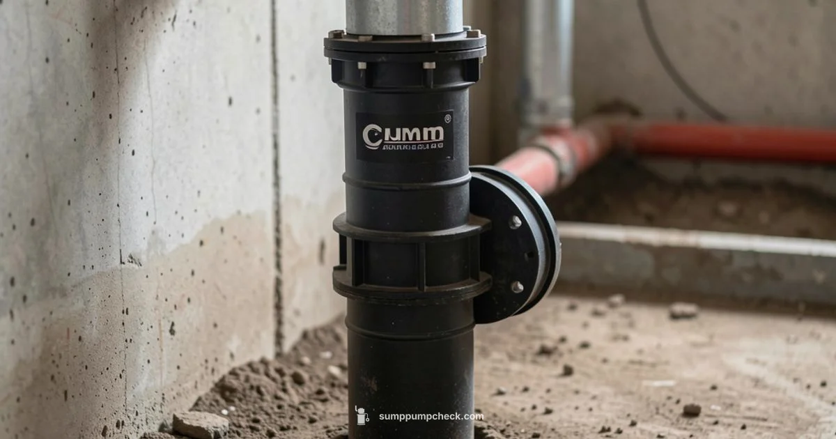 Discharge Pipe Fix - Sump Pump Check