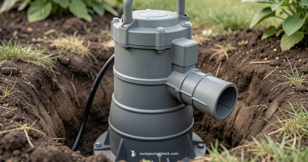 Outdoor Sump Look - Sump Pump Check