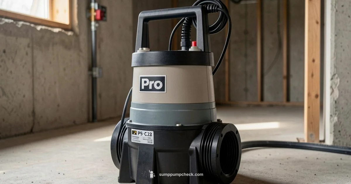 PS-C33 Error Guide - Sump Pump Check