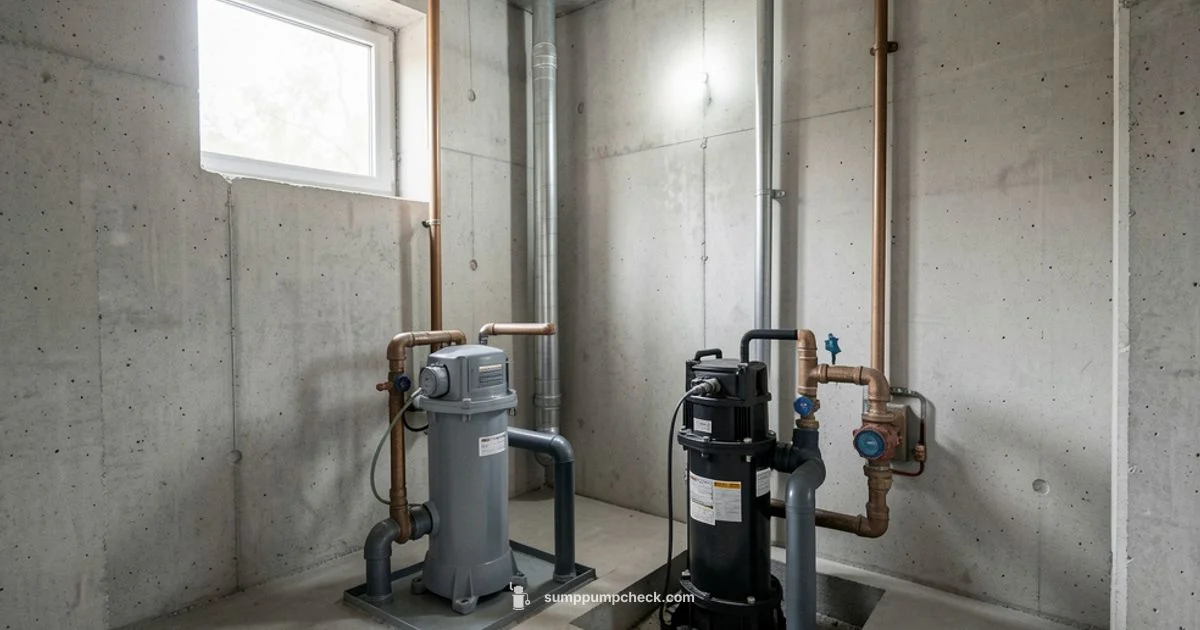 Dual Sump Pump Setup - Sump Pump Check