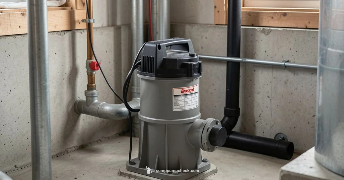 Sump Pump Setup - Sump Pump Check