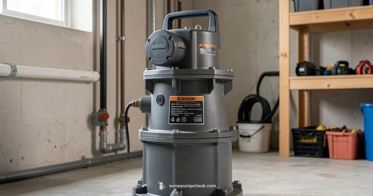 Pedestal Sump Install - Sump Pump Check