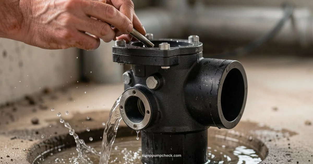 Sump Valve Guide - Sump Pump Check