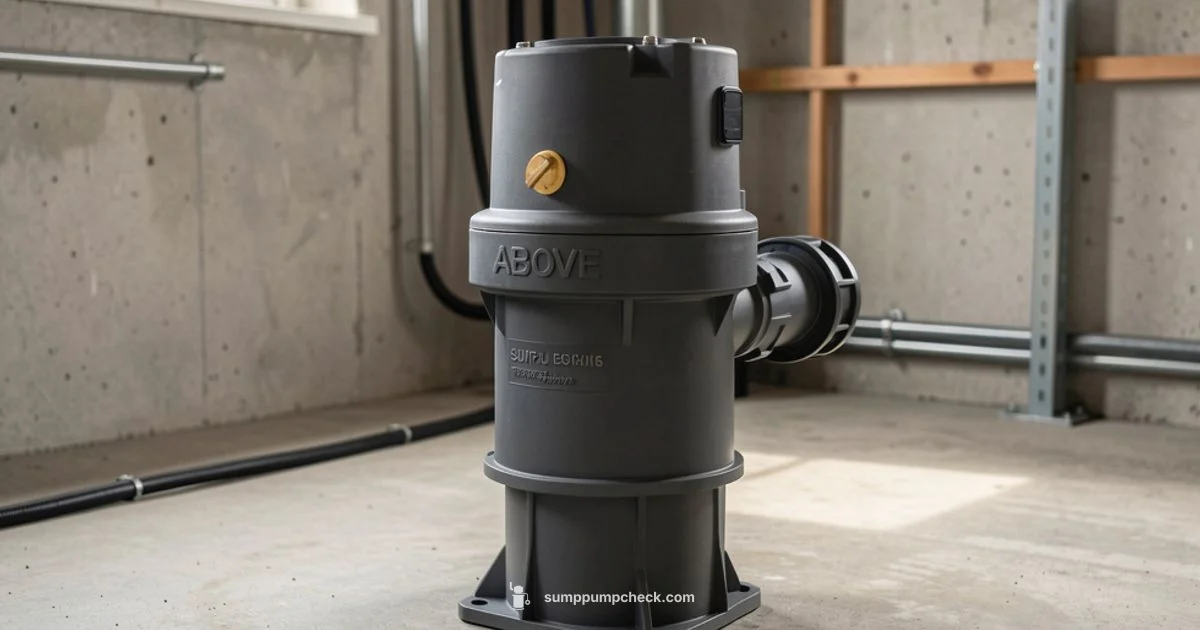Above Floor Sump Pumps Above Floor Sump Pumps - Sump Pump Check