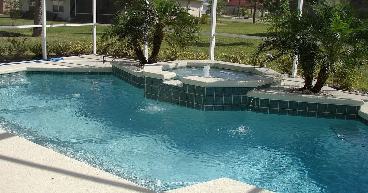Pool Sump Rental - Sump Pump Check