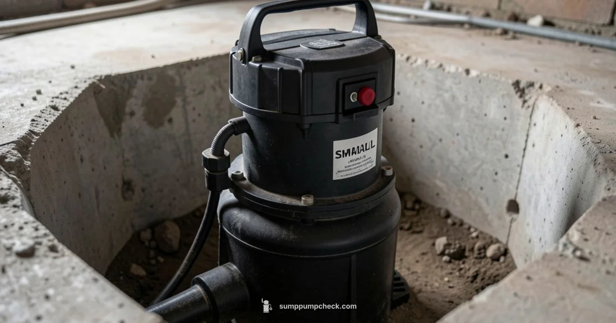 Small Sump Pump Basics - Sump Pump Check
