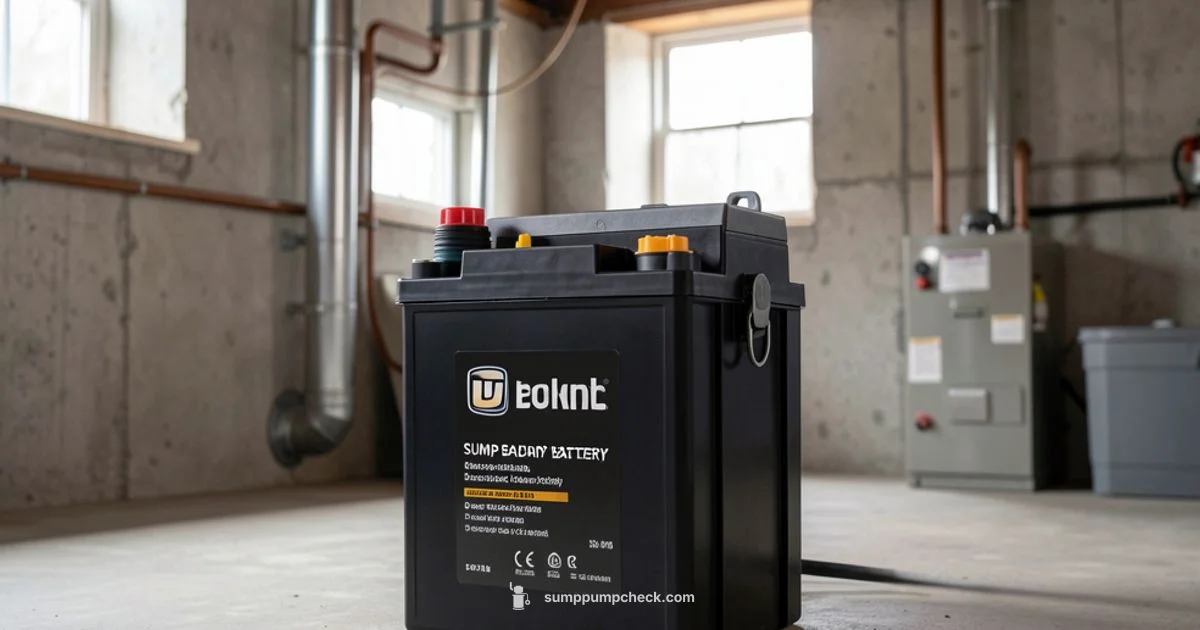 Backup Battery Guide - Sump Pump Check