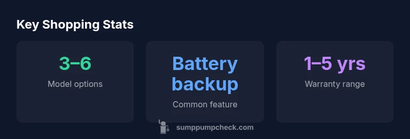 Stats infographic about sump pumps at Ace Hardware