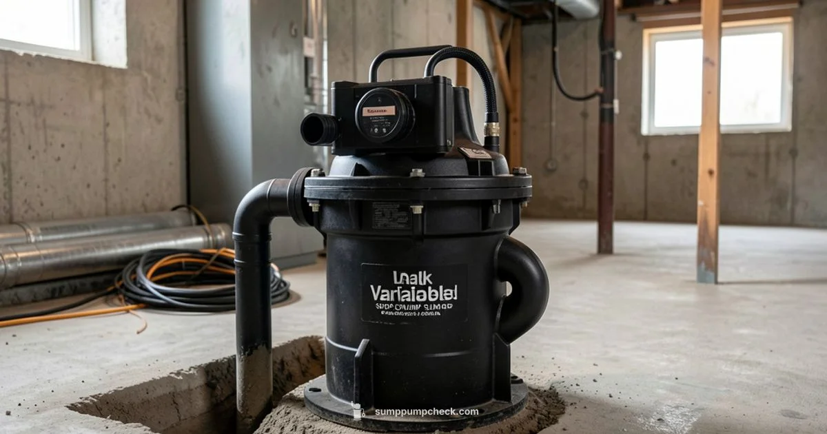 Speed Adjustable Pump - Sump Pump Check