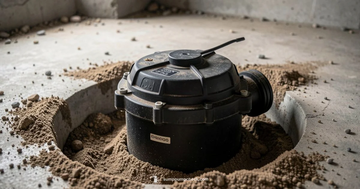 Sediment Clog Fix - Sump Pump Check