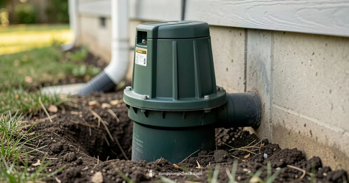 Yard Discharge Idea - Sump Pump Check