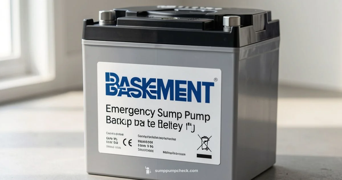 Emergency Sump Backup - Sump Pump Check