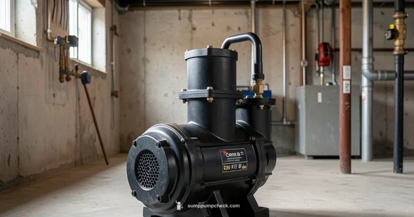 Five HP Sewage Pump - Sump Pump Check
