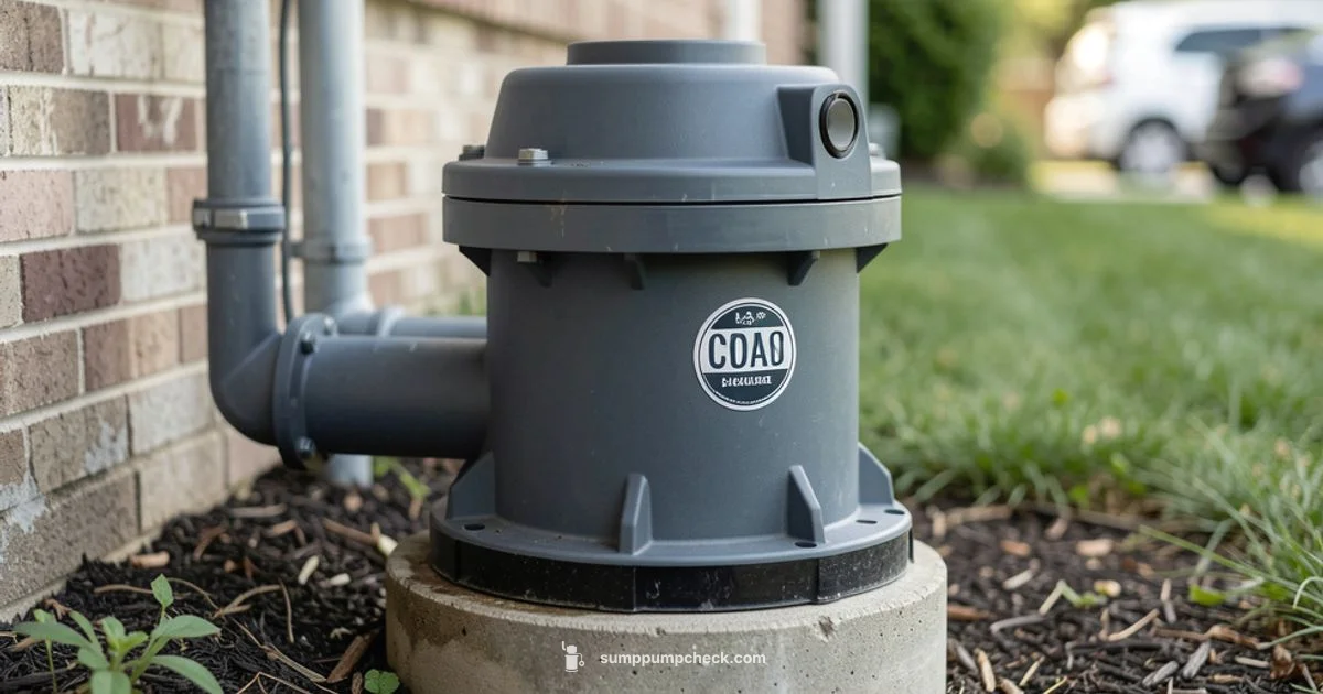 Exterior Sump Pipe Fix Exterior Sump Pipe Fix - Sump Pump Check